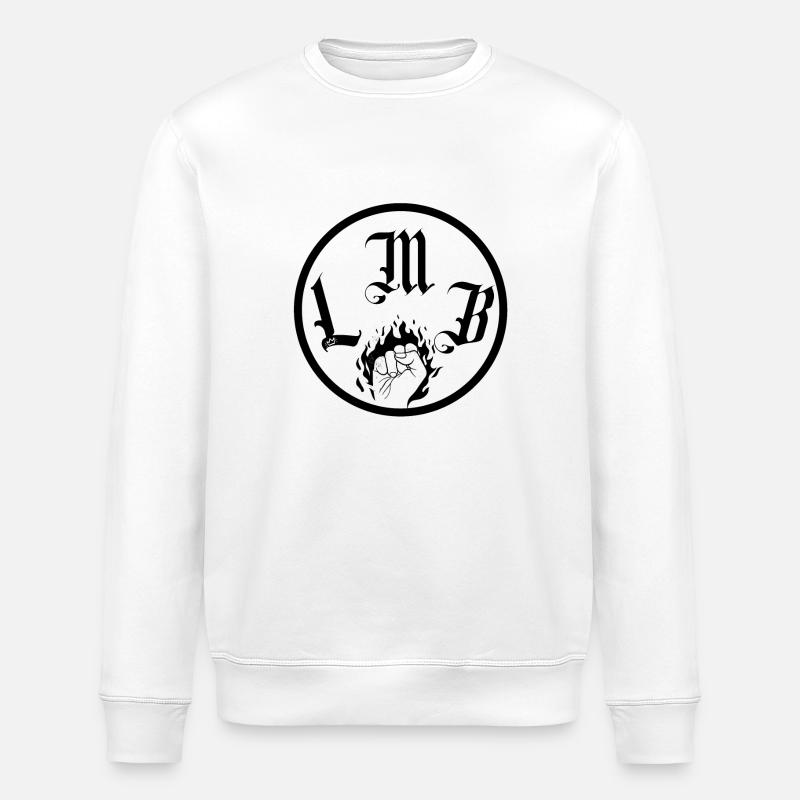 LMB poing - Sweat bio ROLLER Stanley/Stella Unisexe - blanc