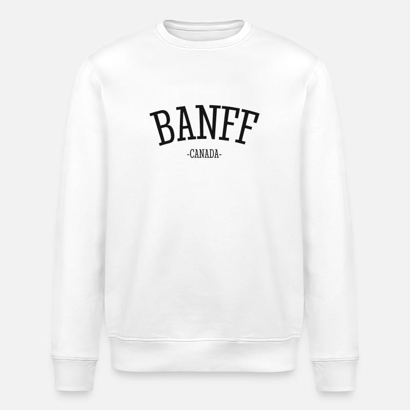 Banff - Canada - Kanada - Sweat bio ROLLER Stanley/Stella Unisexe - blanc