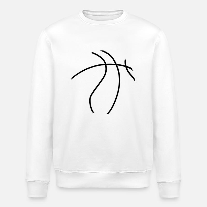 Basket-ball 5 0 21 - Sweat bio ROLLER Stanley/Stella Unisexe - blanc