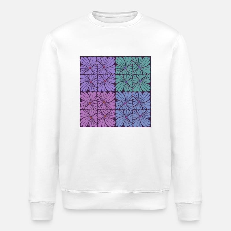 F44 - Sweat bio ROLLER Stanley/Stella Unisexe - blanc