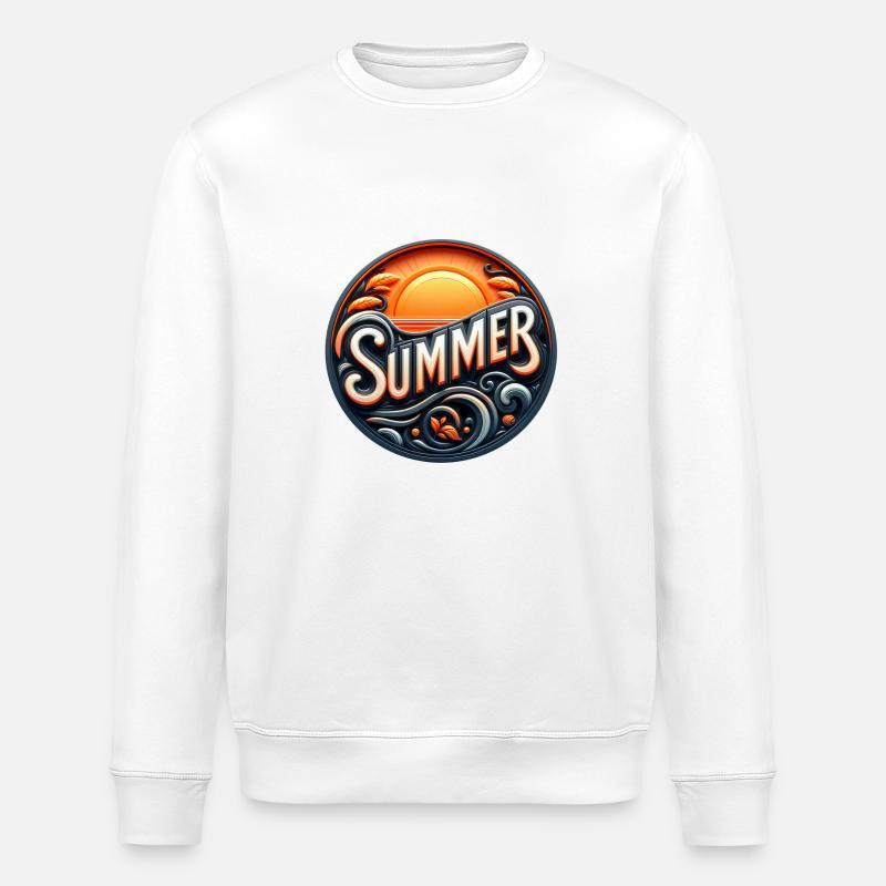 Sommer - Stanley/Stella Unisex Bio-Sweatshirt ROLLER - Weiß