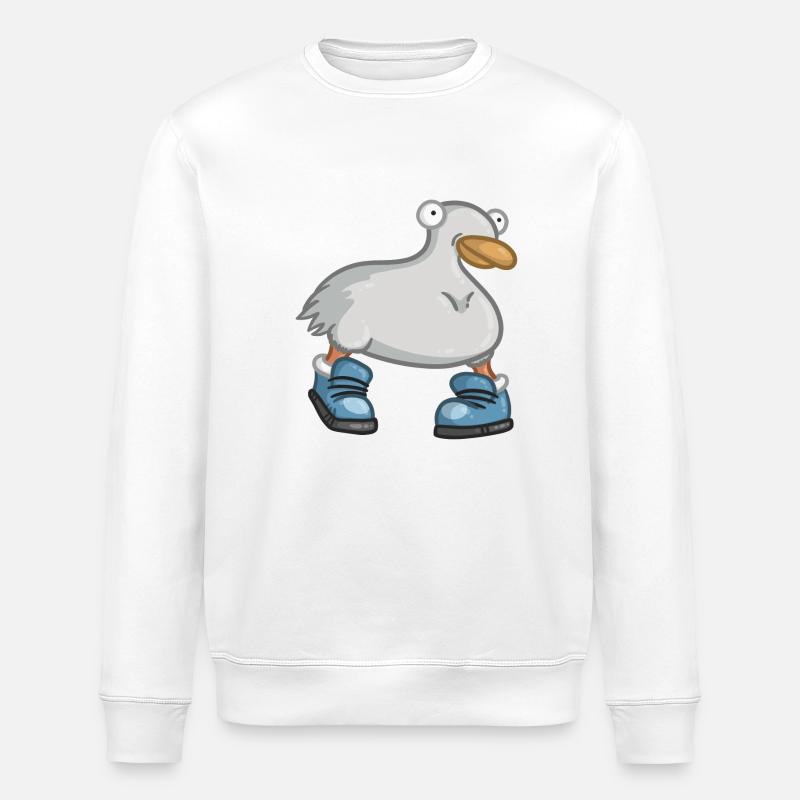 Ente - Stanley/Stella Unisex Bio-Sweatshirt ROLLER - Weiß
