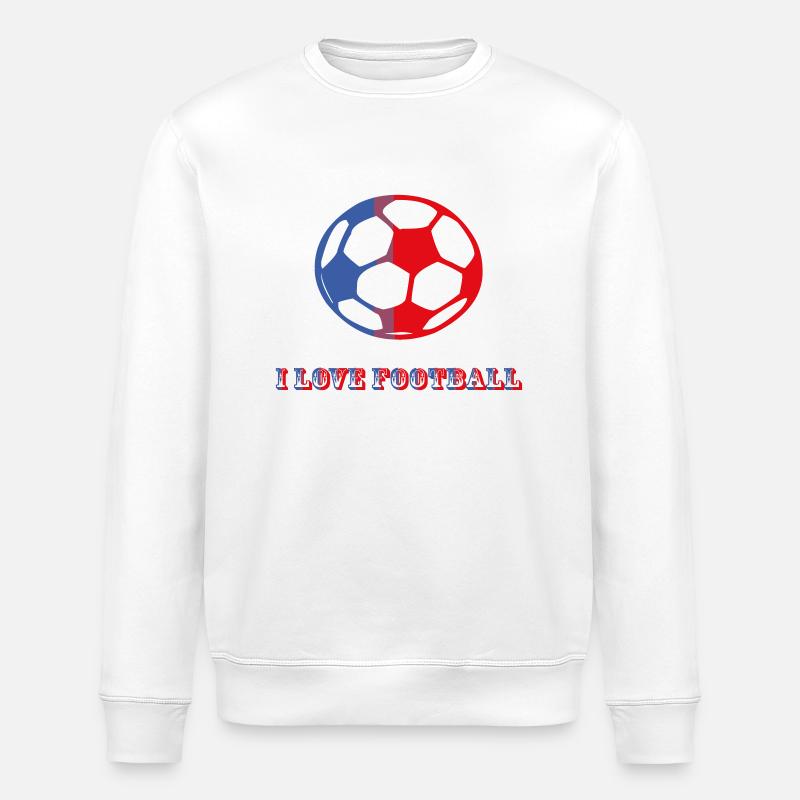 Fußball - Stanley/Stella Unisex Bio-Sweatshirt ROLLER - Weiß