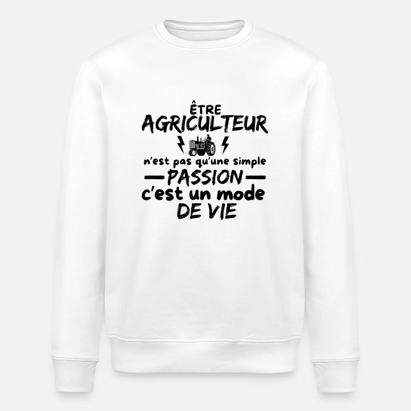 BAUER - Stanley/Stella Unisex Bio-Sweatshirt ROLLER - Weiß