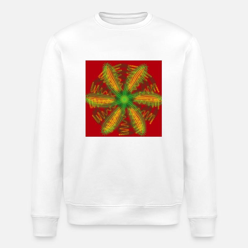 Moulin à fleurs - Sweat bio ROLLER Stanley/Stella Unisexe - blanc