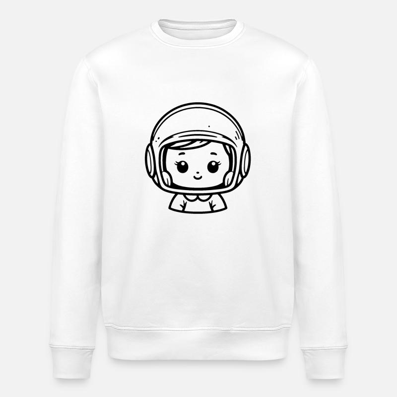 Baby-Biker - Stanley/Stella Unisex Bio-Sweatshirt ROLLER - Weiß