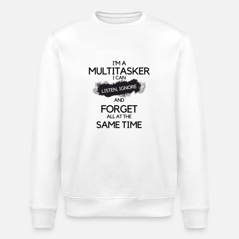 Multitasking - Stanley/Stella Unisex Bio-Sweatshirt ROLLER - Weiß