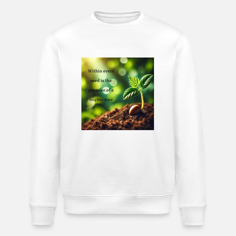 Nature - Sweat bio ROLLER Stanley/Stella Unisexe - blanc