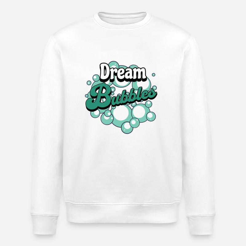 Traum Blasen - Stanley/Stella Unisex Bio-Sweatshirt ROLLER - Weiß