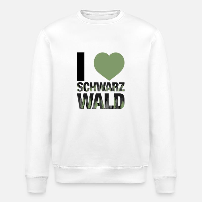 I LOVE Schwarzwald - Stanley/Stella Unisex Bio-Sweatshirt ROLLER - Weiß