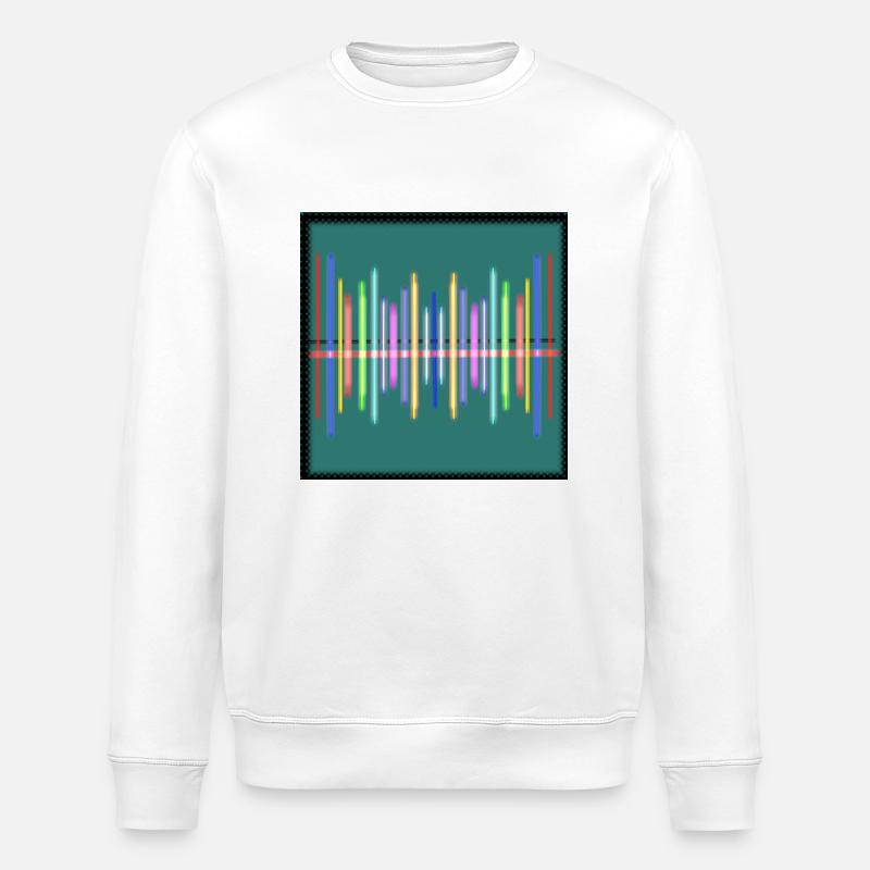 Musiklinien - Stanley/Stella Unisex Bio-Sweatshirt ROLLER - Weiß