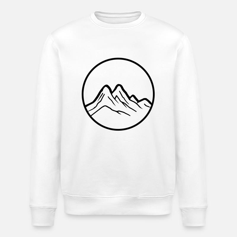 berge 2 - Stanley/Stella Unisex Bio-Sweatshirt ROLLER - Weiß