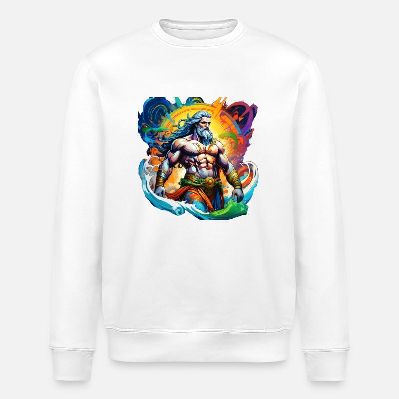 Der Mann - Stanley/Stella Unisex Bio-Sweatshirt ROLLER - Weiß