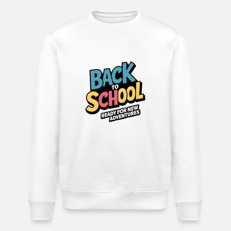 Retour à l’école - Sweat bio ROLLER Stanley/Stella Unisexe - blanc