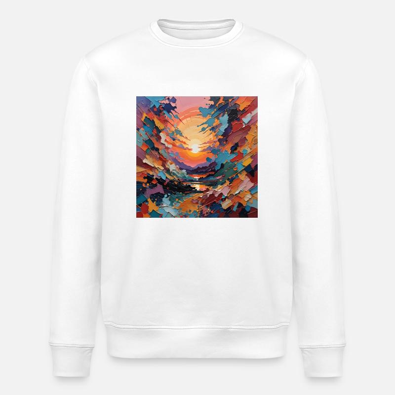 Sunrise - Stanley/Stella Unisex Bio-Sweatshirt ROLLER - Weiß