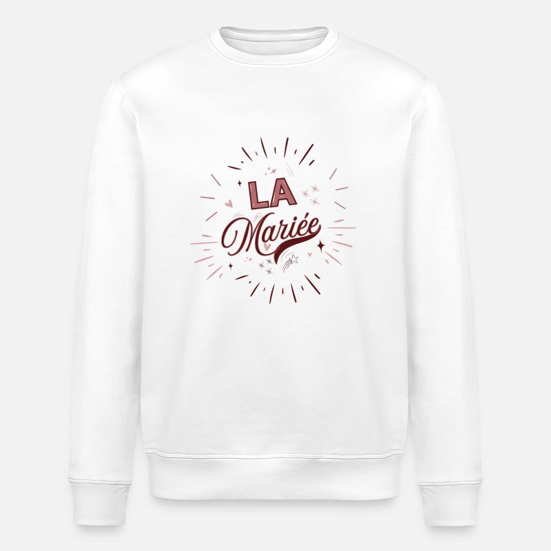 Die Braut - Stanley/Stella Unisex Bio-Sweatshirt ROLLER - Weiß