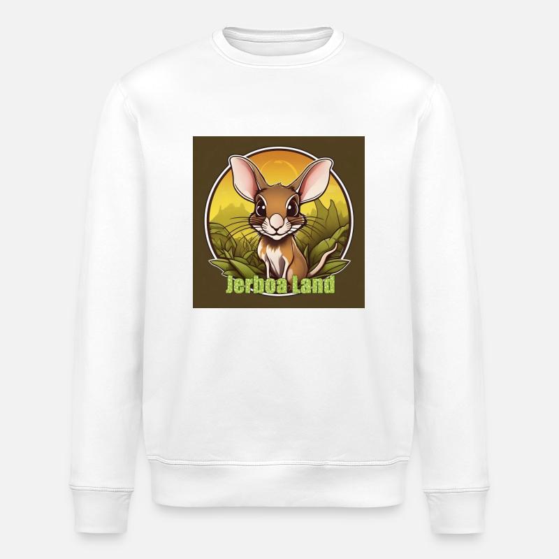 jerboa land - Sweat bio ROLLER Stanley/Stella Unisexe - blanc
