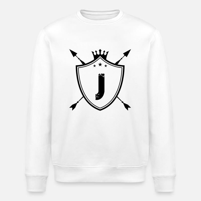 wappen j - Stanley/Stella Unisex Bio-Sweatshirt ROLLER - Weiß