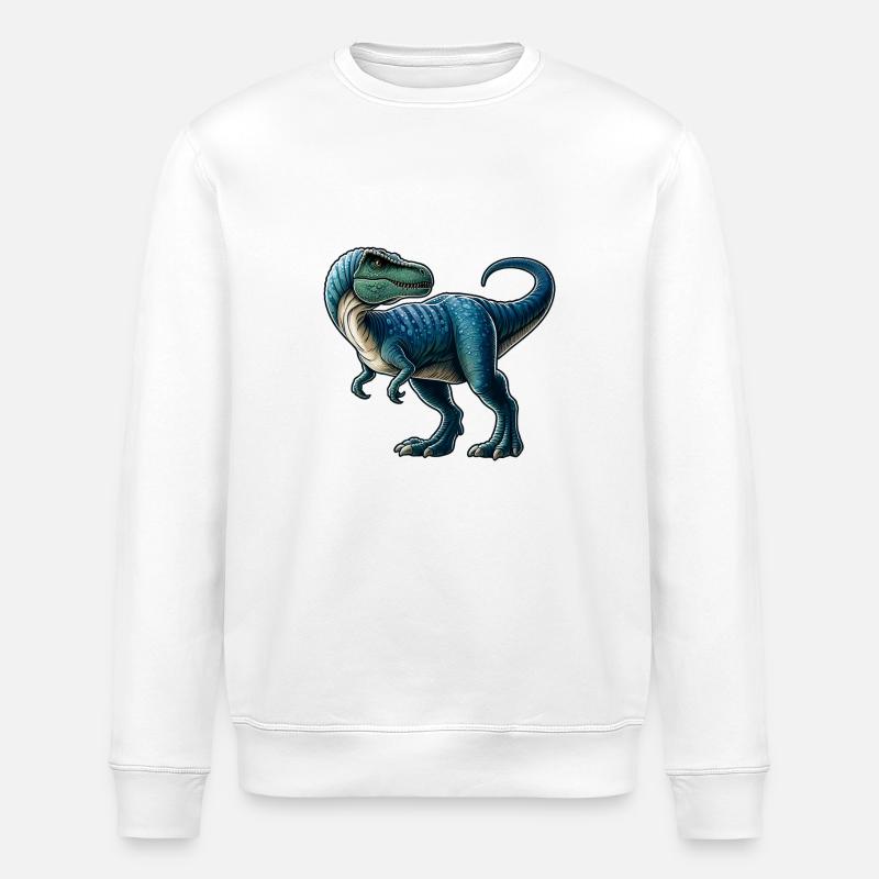 Géant Mammifère Dino T-Rex - Sweat bio ROLLER Stanley/Stella Unisexe - blanc