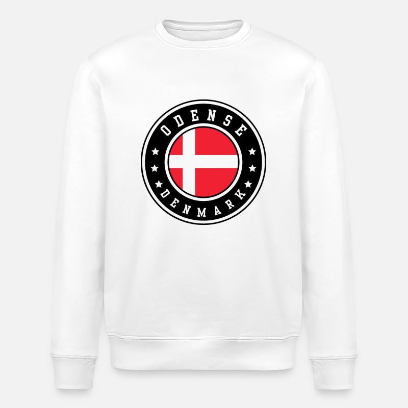 Odense, Danemark - Sweat bio ROLLER Stanley/Stella Unisexe - blanc