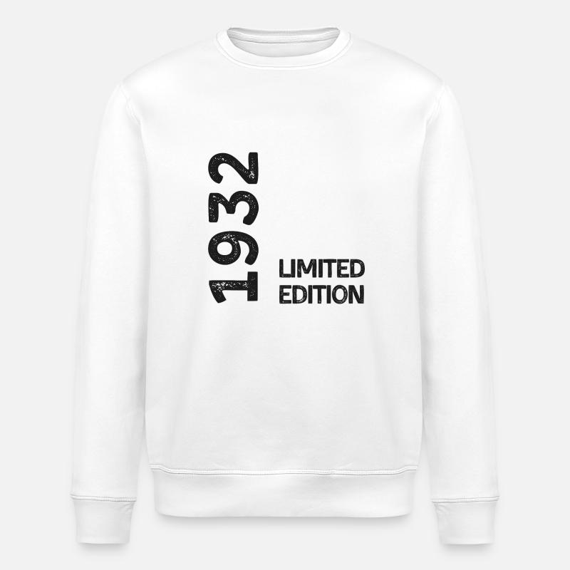 Limitierte Auflage von 1932 - Stanley/Stella Unisex Bio-Sweatshirt ROLLER - Weiß