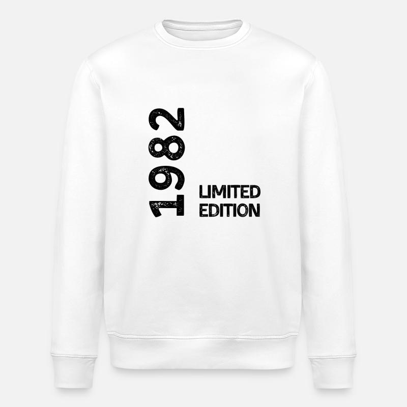 Limitierte Auflage 1982 - Stanley/Stella Unisex Bio-Sweatshirt ROLLER - Weiß