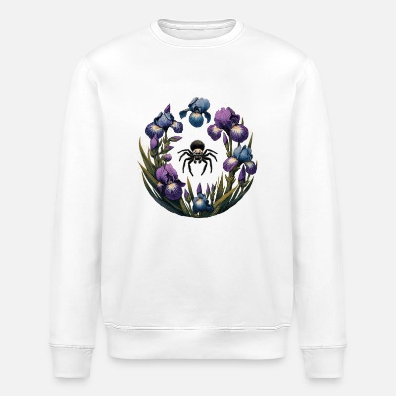 Springspinne - Stanley/Stella Unisex Bio-Sweatshirt ROLLER - Weiß