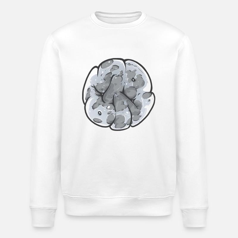 Graff Mond - Stanley/Stella Unisex Bio-Sweatshirt ROLLER - Weiß