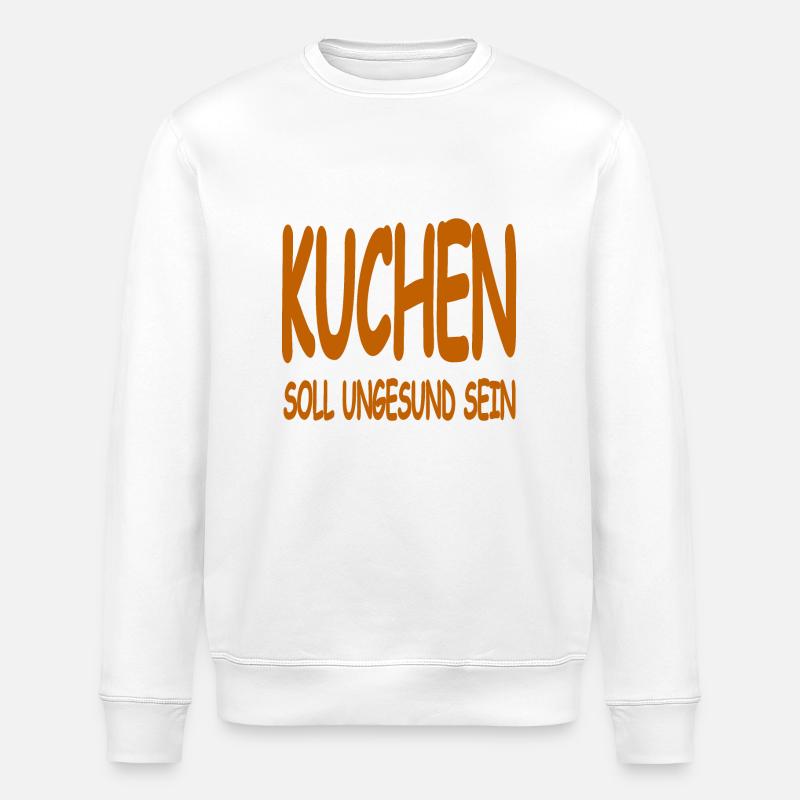 Kuchen - Stanley/Stella Unisex Bio-Sweatshirt ROLLER - Weiß