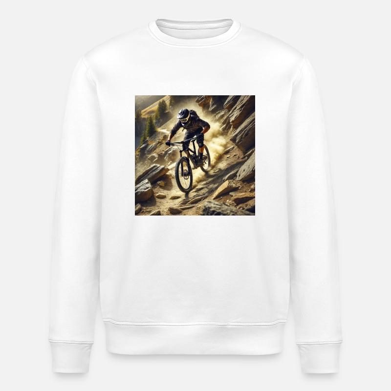 Le VTT ! - Sweat bio ROLLER Stanley/Stella Unisexe - blanc