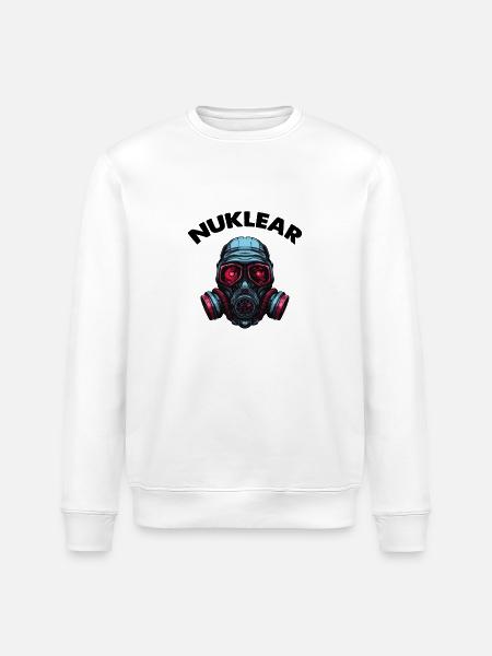 Gas mask - Stanley/Stella ROLLER Unisex Organic Sweatshirt - white