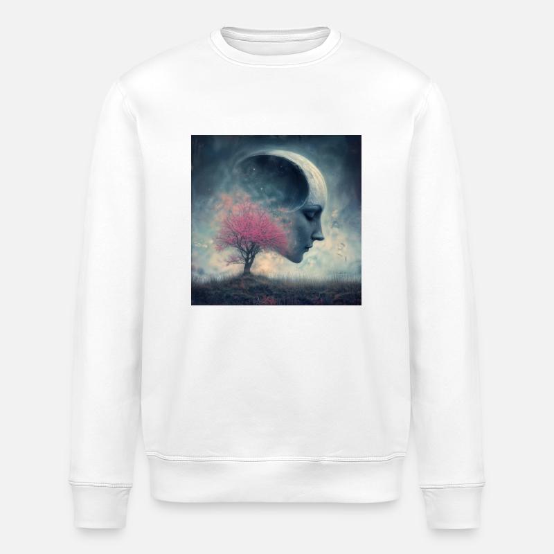 Sorgenfreiheit - Stanley/Stella Unisex Bio-Sweatshirt ROLLER - Weiß