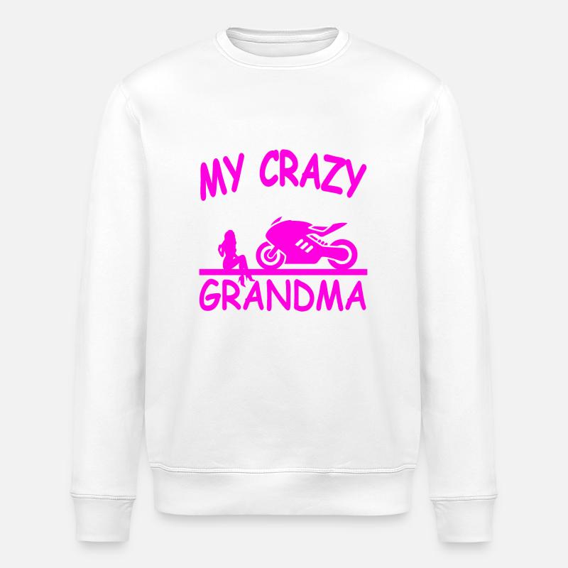 Grand-mère - Sweat bio ROLLER Stanley/Stella Unisexe - blanc