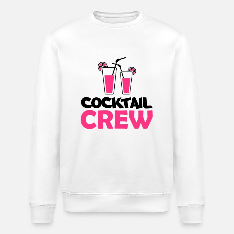 Équipe de cocktail - Sweat bio ROLLER Stanley/Stella Unisexe - blanc