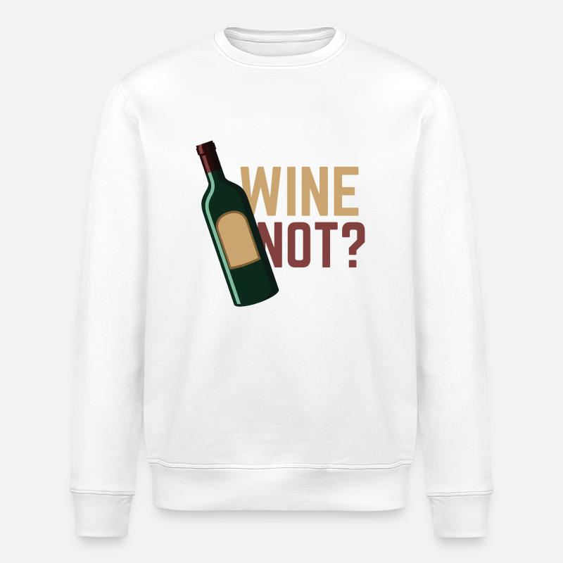 Le vin n’est pas ? - Sweat bio ROLLER Stanley/Stella Unisexe - blanc