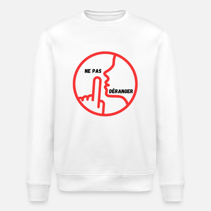 déranger - Sweat bio ROLLER Stanley/Stella Unisexe - blanc