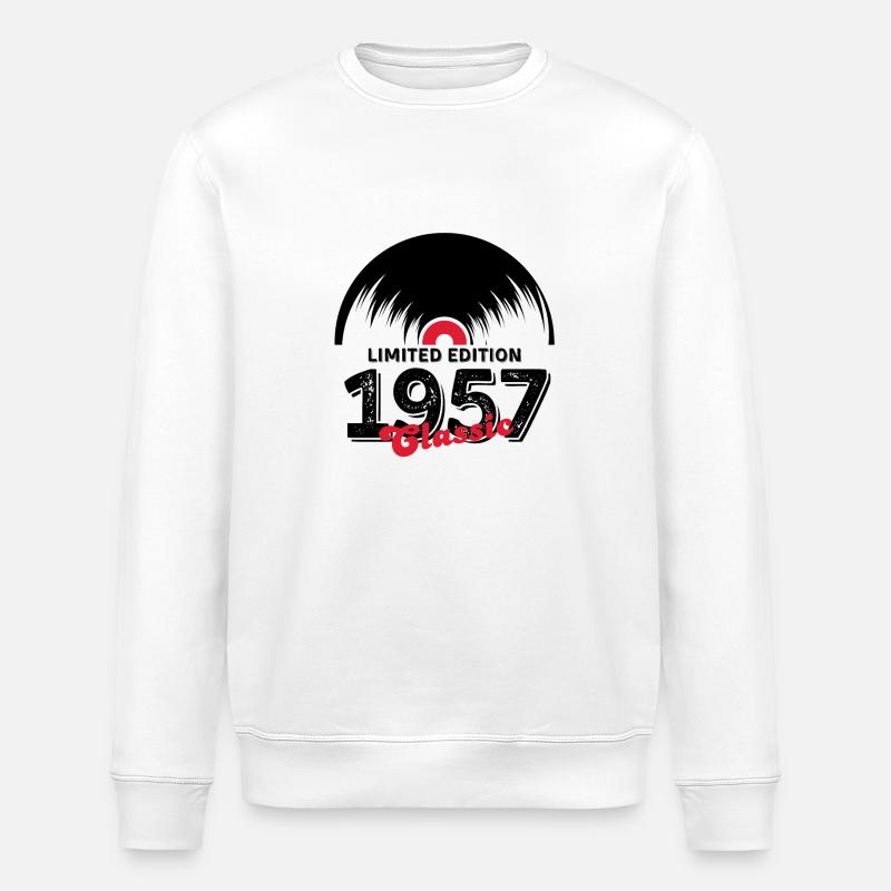 Limited edition 1957 Classic vinyle - Sweat bio ROLLER Stanley/Stella Unisexe - blanc