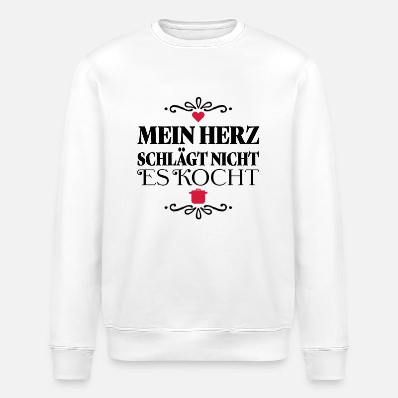 Dictons amusants pour les chefs - Sweat bio ROLLER Stanley/Stella Unisexe - blanc
