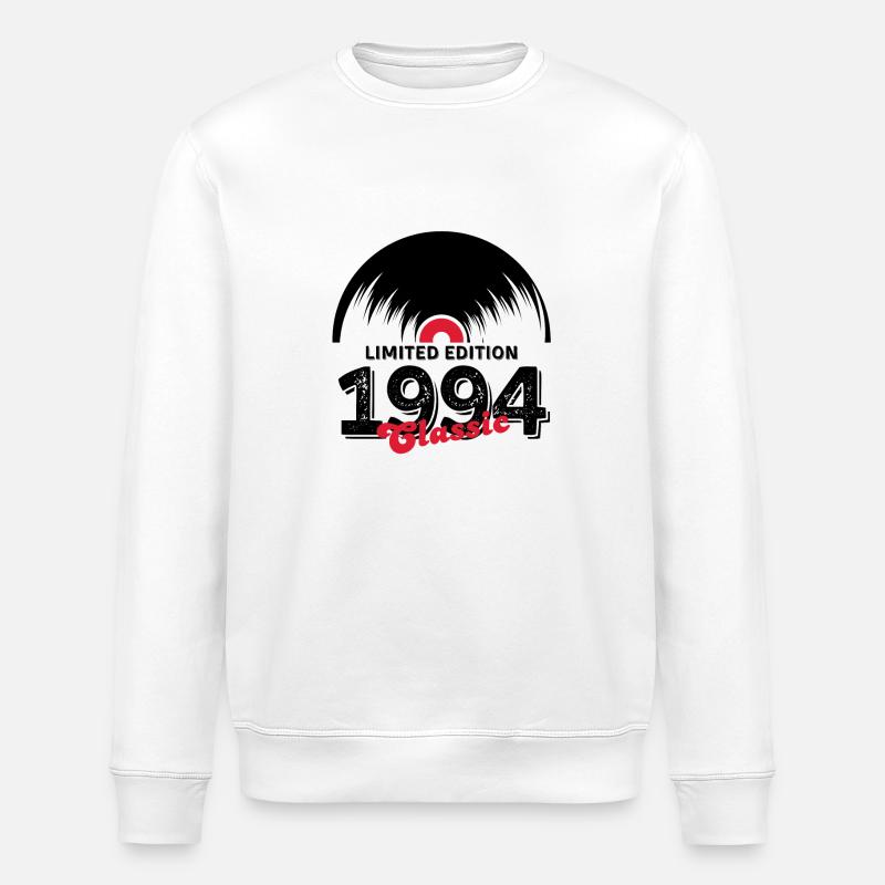 Limited edition 1994 Classic vinyle - Sweat bio ROLLER Stanley/Stella Unisexe - blanc
