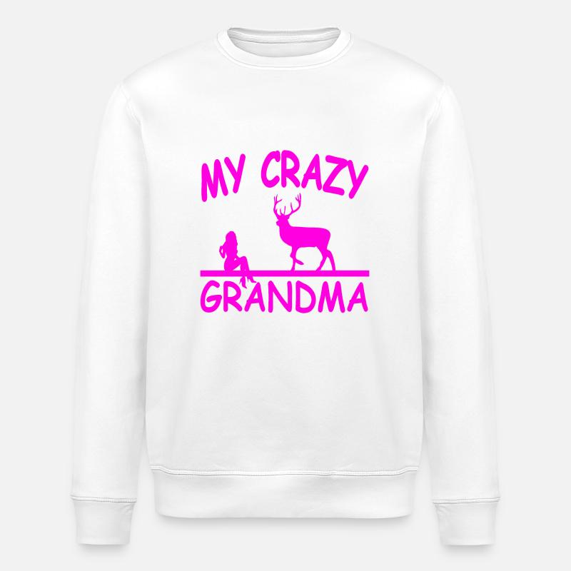 Grand-mère - Sweat bio ROLLER Stanley/Stella Unisexe - blanc