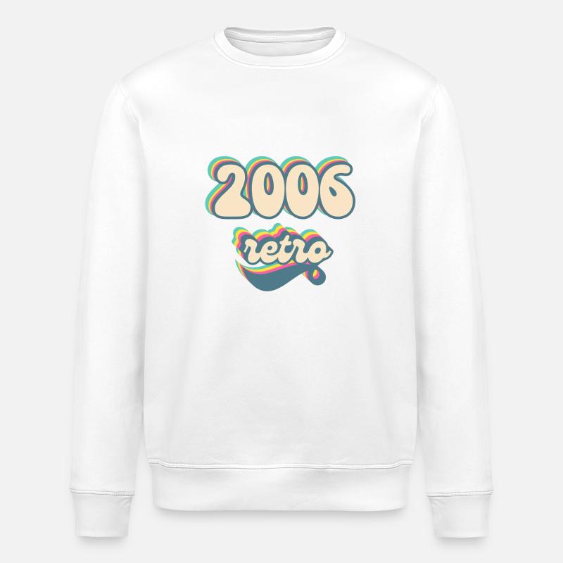 2006 retro idée cadeau - Sweat bio ROLLER Stanley/Stella Unisexe - blanc