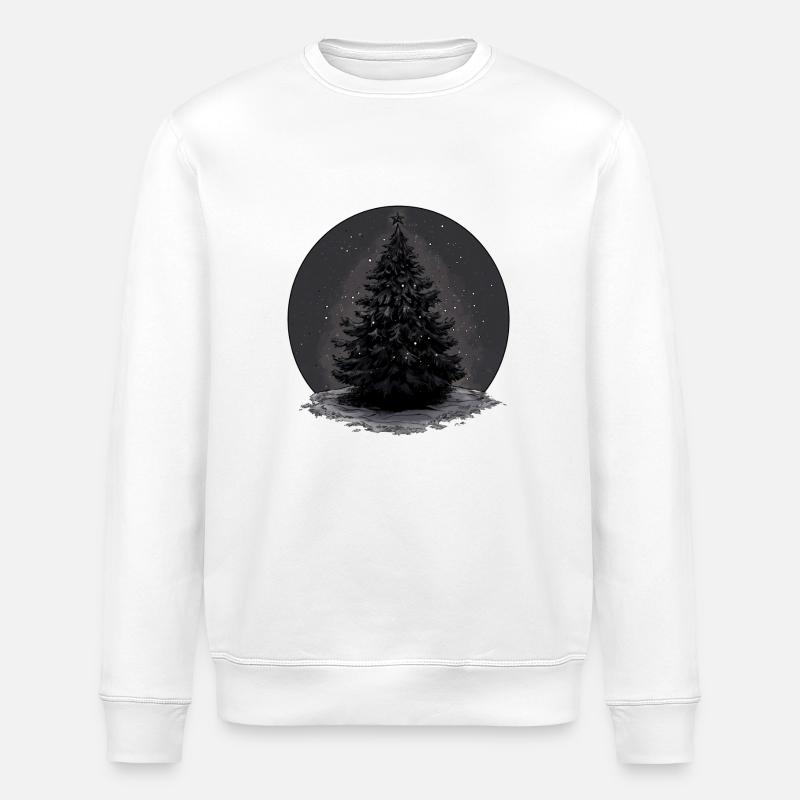 Dark Winter Magic : L’arbre mystérieux - Sweat bio ROLLER Stanley/Stella Unisexe - blanc