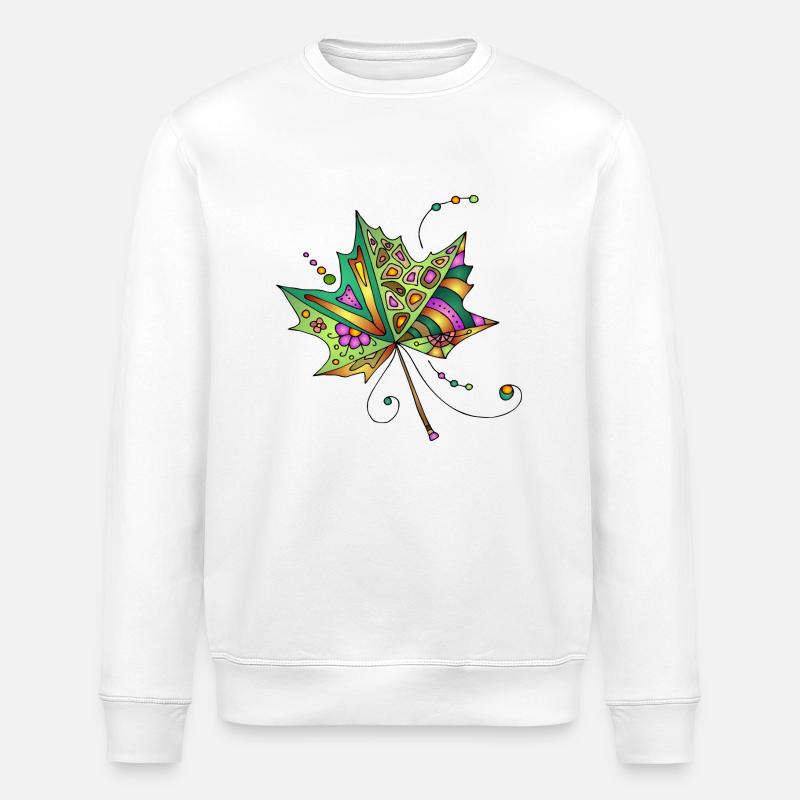 Blatt - Stanley/Stella Unisex Bio-Sweatshirt ROLLER - Weiß