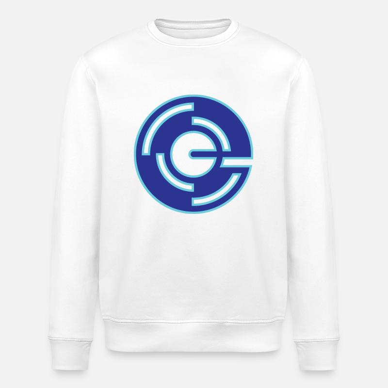 Power Button Technology - Stanley/Stella ROLLER Unisex Organic Sweatshirt - white