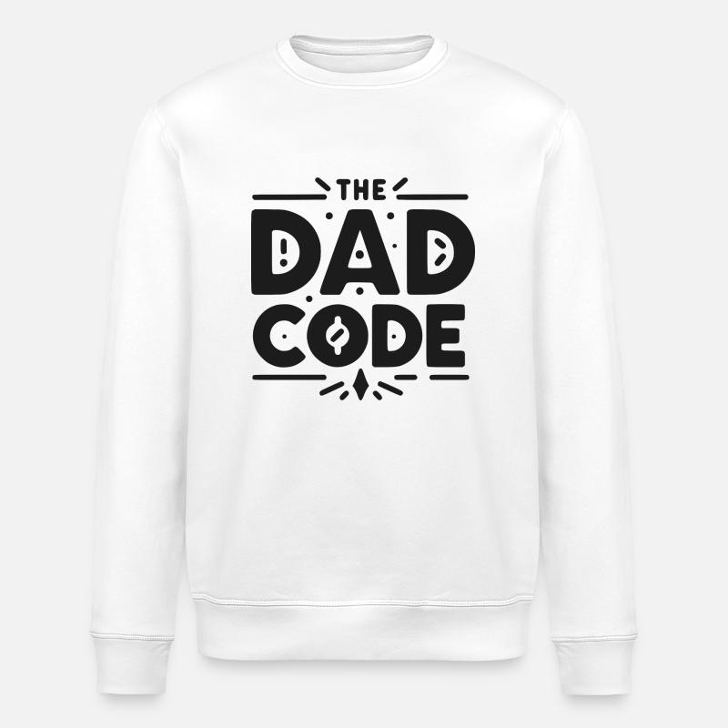 Der Papa-Code - Stanley/Stella Unisex Bio-Sweatshirt ROLLER - Weiß