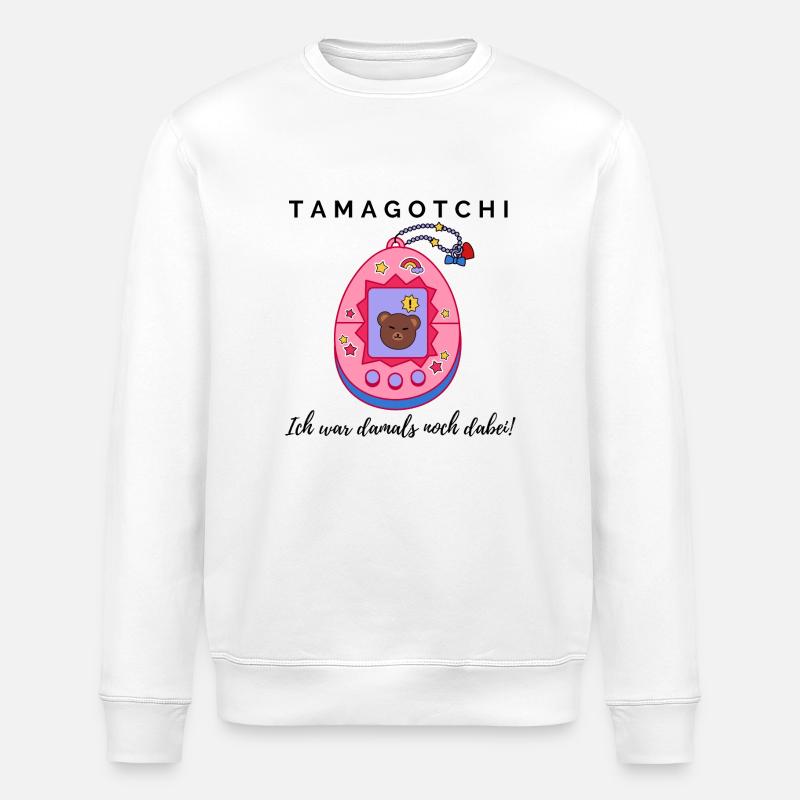 Tamagotchi 2 - Stanley/Stella Unisex Bio-Sweatshirt ROLLER - Weiß
