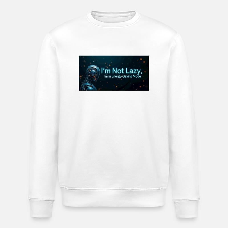 Nerd Code Énergie - Sweat bio ROLLER Stanley/Stella Unisexe - blanc