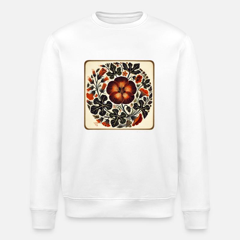 Flore - Sweat bio ROLLER Stanley/Stella Unisexe - blanc