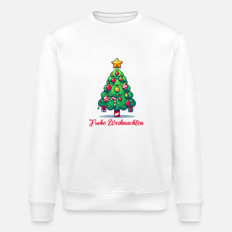 Christmas Tree - Stanley/Stella Unisex Bio-Sweatshirt ROLLER - Weiß