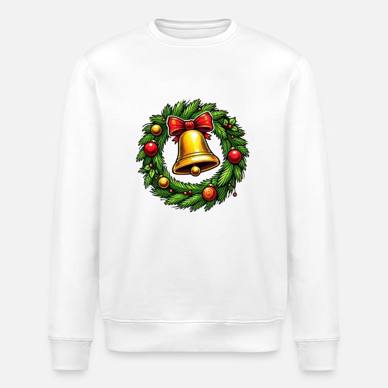 Kranz Glocke - Stanley/Stella Unisex Bio-Sweatshirt ROLLER - Weiß